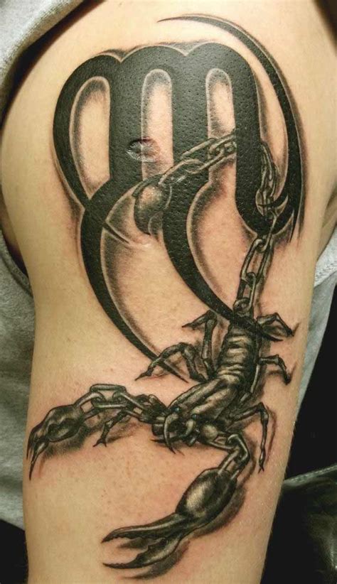 zodiac sign scorpio tattoo